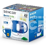 Чайник электрический Sencor SWK 1012BL 1 л, 1100 Вт, синий, фото2