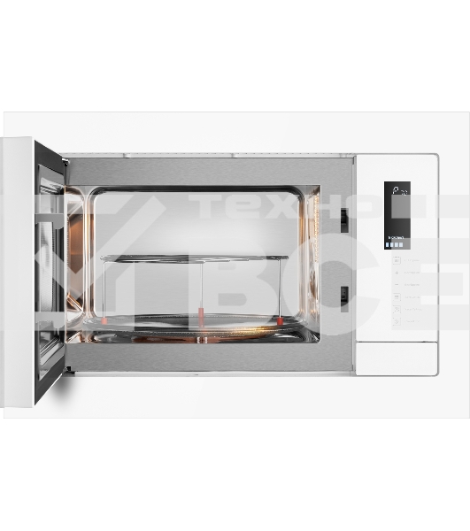 Микроволновая печь встраиваемая Weissgauff HMT-625 Touch Grill белый, 25 л, 900 Вт, переключатели - сенсор