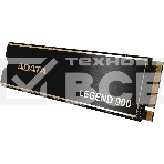 Накопитель SSD ADATA LEGEND 900, 2000Gb, PCIe 4.0 x4, 2280, NVMe, R/W 7000/5400, с радиатором, фото19