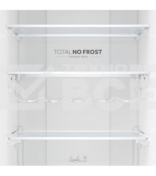 Холодильник Haier C2F637CXRGU1 нержавеющая сталь, двухкамерный, 278/108л, морозилка снизу, No Frost