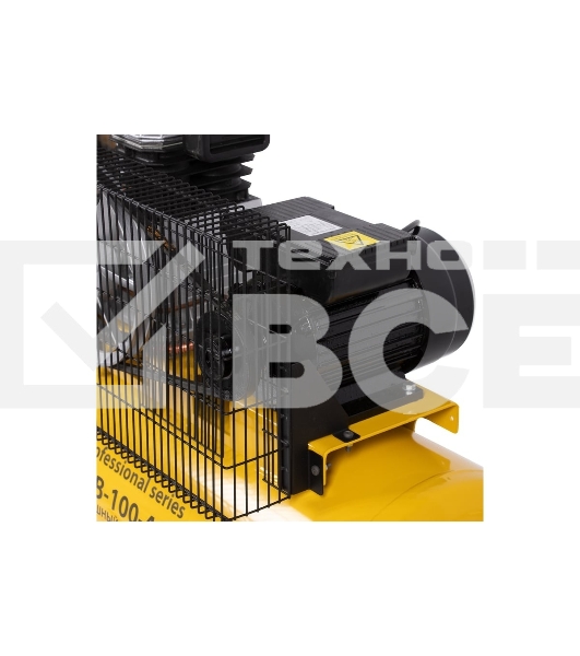 Компрессор воздушный ременной масляный Ballu BCB-100-440 желтый