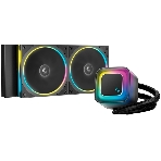 Система жидкостного охлаждения Deepcool LE240 PRO ARGb Soc-AM5/AM4/1200/1700/1851 черный 4-pin 28.2-33dB Al 280W 1347gr Ret (R-LE240PRO-BKAMMC-G-1), фото 1