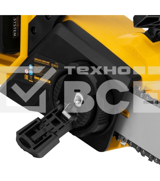 Цепная пила аккумуляторная бесщет. Denzel RCS400-36, Li-ion, 36 В, 4 А·ч, шина 400 мм/58610