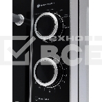 Микроволновая печь Mystery MMW-2032 черный/серебристый, 20 л, 800 Вт, переключатели - поворотный механизм, фото5