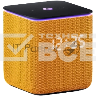 Умная колонка Яндекс Станция Миди, 24Вт, с экраном, 2 динамика, Wi-Fi, BT5.0, Zigbee, Алиса, оранжевый