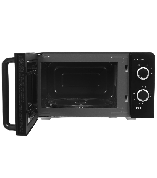 Микроволновая печь Renova MMS-20B1 черный, 20 л, 700 Вт, переключатели - поворотный механизм