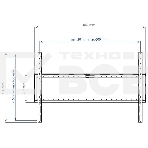 Кронштейн Arm media STEEL-1 new черный, настенный, 32