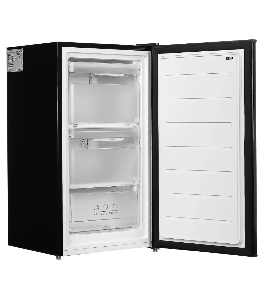 Морозильная камера Hyundai CU1007, черный, 60л, 3 ящика