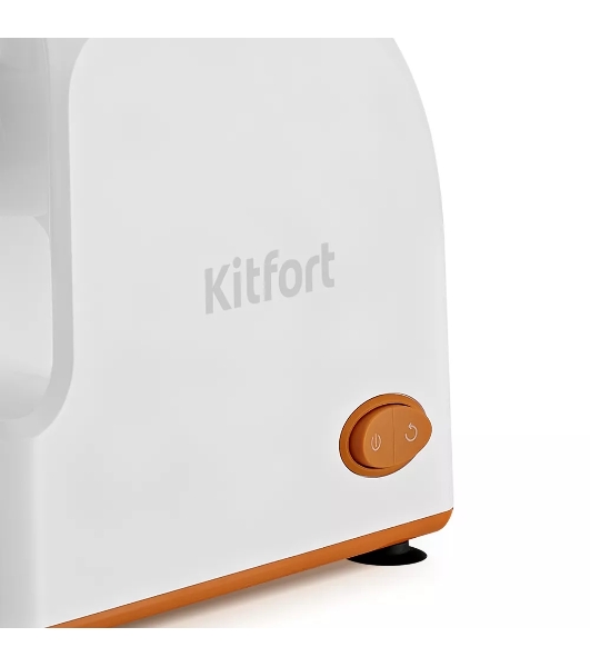 Мясорубка электрическая Kitfort КТ-2113-1 1000Вт белый/оранжевый