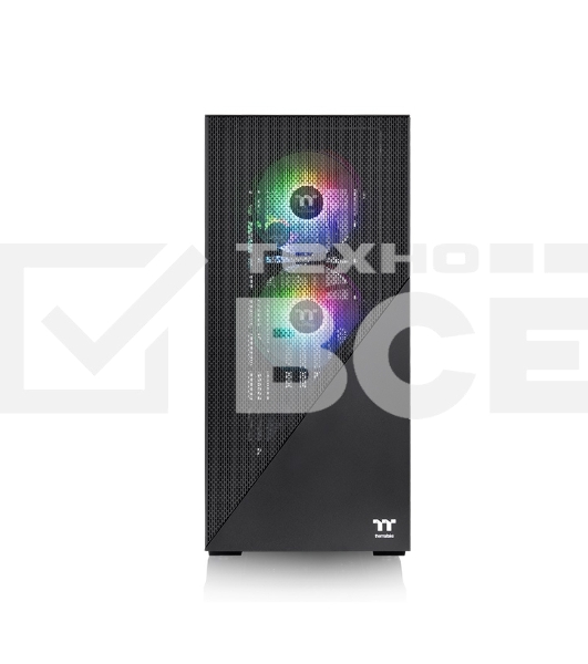 Компьютерный корпус Thermaltake Divider 370 TG ARGB/Black CA-1S4-00M1WN-00 /Win/SPCC/Tempered Glass*1/120mm ARGB PWM Fan*3