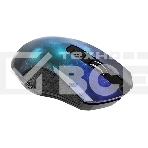Мышь беспроводная Qumo Office M27 Universe синий, 1600 dpi, радиоканал, USB, кнопки - 4, фото2
