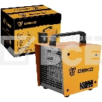 Тепловая пушка электрическая Deko DKIH2300 2300Вт оранжевый/черный, фото4