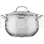 Кастрюля Rondell Calypso RDS-1672 5.8 л. d=22 см (с крышкой) сталь, фото 1