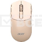 Мышь беспроводная Acer OMR312 розовый, 3200 dpi, радиоканал, Bluetooth, USB, кнопки - 5, фото 1
