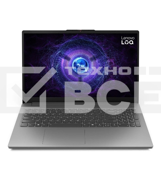 Ноутбук Lenovo LOQ 15IAX9E серый 83LK005HUE Core i5 12450HX 16Gb SSD512Gb NVIDIA GeForce RTX 3050 6Gb 15.6