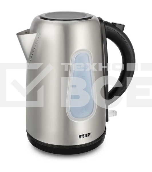 Чайник электрический MYSTERY MEK-1654 1.7 л, 2000 Вт, нержавеющая сталь