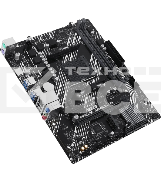 Материнская плата ASUS PRIME A520M-R, AM4, AMD A520, 2xDDR4, 4xSATA, 1xM.2, 1xPCIe 3.0 x16, 1xPCIe x1, 1xHDMI, 1x 1Gb LAN, 2xUSB-A 2.0, 4xUSB-A 3.2 Gen 1, 3x3.5 мм, 7.1, mATX