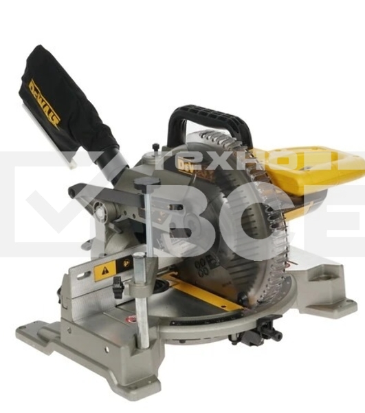 Торцовочная пила DeWalt DW714 1650Вт,4600 об/мин,254x30 мм,рез 89 мм