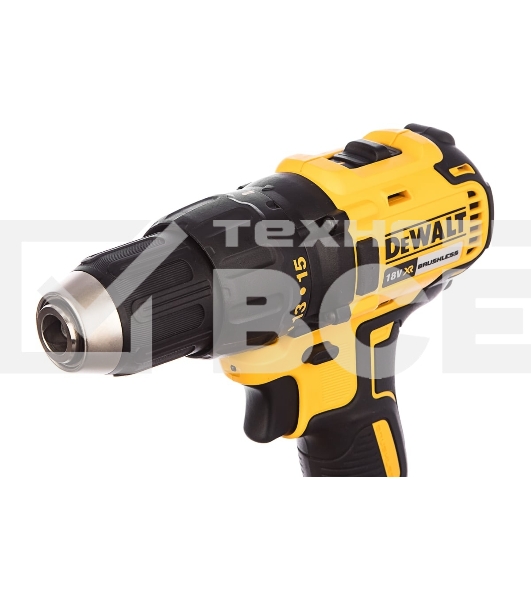 Аккумуляторная безударная бесщеточная дрель - шуруповерт XR DEWALT DCD777D2T-QW