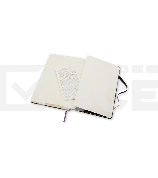 Блокнот Moleskine CLASSIC QP060 Large 130х210мм, 240 страниц, линейка, твердая обложка, черный