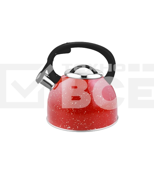 Чайник для плиты из нерж стали со свистком MALLONY 