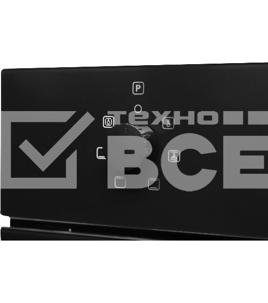 Духовой шкаф Электрический Hyundai HEO 6631 BG черное стекло