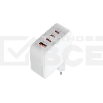 Сетевое зарядное устройство OLMIO Type-C х 3, 100W, QC3.0, PowerDelivery3.0, GAN, PPS, белое, фото3