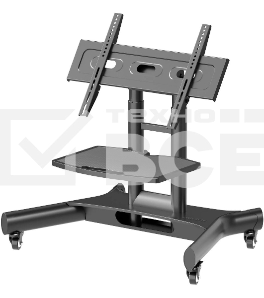 Стойка для телевизора с кронштейном ONKRON 32'-70', мобильная, черная TS1350