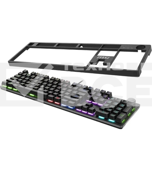 Клавиатура MSI Forge GK320 проводная, USB Type-A, чёрный