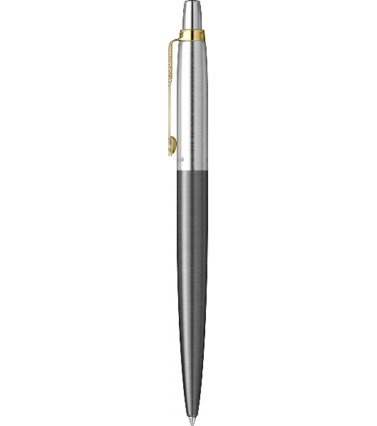 Ручка шариковая Parker Jotter Grey Core GT (2213723) M, синие чернила, подарочная коробка