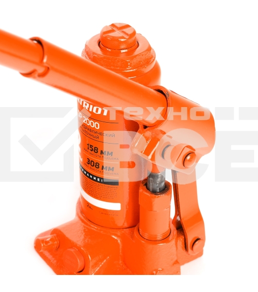 Домкрат бутылочный PATRIOT DB 2000 2T (высота min 158)