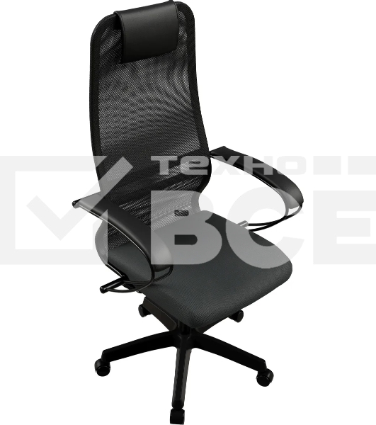 Кресло офисное SU-B-8/подл.130/осн.001, черный DA.12.1.222 zDA.12.1.222