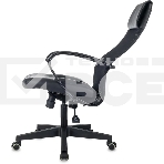 Кресло эргономичное Бюрократ CH-NOVA LUX черный сетка/ткань крестов. пластик, фото3