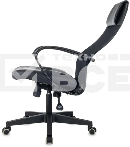 Кресло эргономичное Бюрократ CH-NOVA LUX черный сетка/ткань крестов. пластик