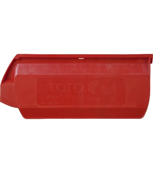 Ящик сплошной ТАРА.РУ Milano 5003 красный 350х230х150мм PP 10038