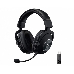 Гарнитура проводная с микрофоном Logitech Pro X LIGHTSPEED черный мониторные BT оголовье (981-000907), фото 1