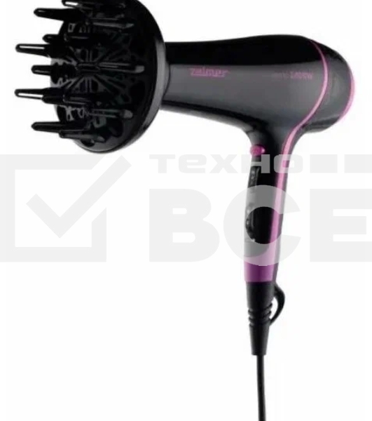 Фен Zelmer ZHD8360 BLACK/PINK