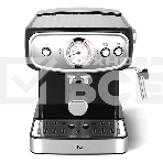 Кофеварка рожковая BQ CM1006 черный-стальной, исп. кофе - молотый, 1,5 л, 850 Вт, 15 Бар., фото3