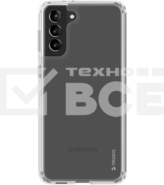 Чехол (клип-кейс) Deppa для Samsung Galaxy S21+ Gel Pro прозрачный (870032)