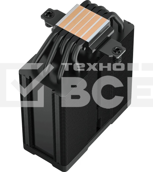 Кулер для процессора DEEPCOOL AG500 DIGITAL BK черный, 120 мм, алюминий/медь, 1950 об/мин, 29.4 дБ, 4 pin, 240 Вт, 158 мм