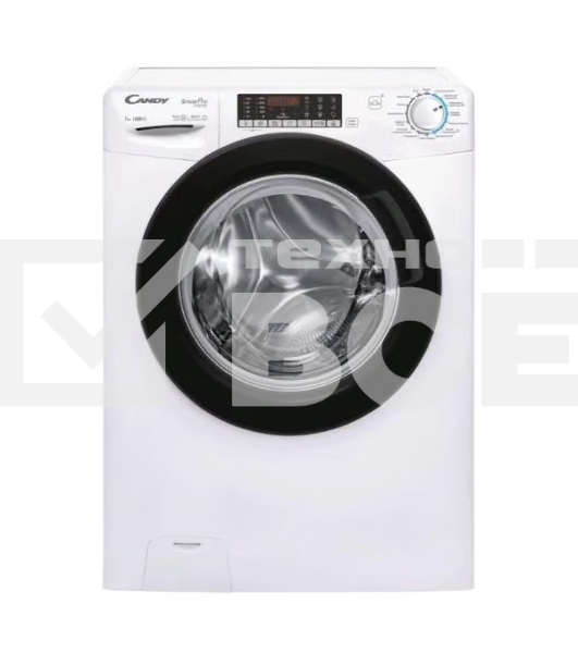 Стиральная машина Candy Smart Pro Inverter CSO4 276TWMB-07 белый, загрузка фронтальная 7 кг, 1200 об/мин., класс: А