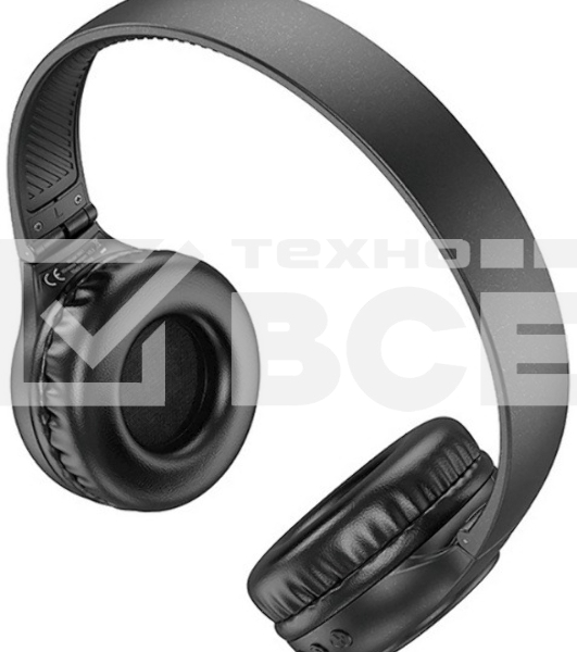 Наушники накладные Hoco Charm W41 черный беспроводные bluetooth оголовье