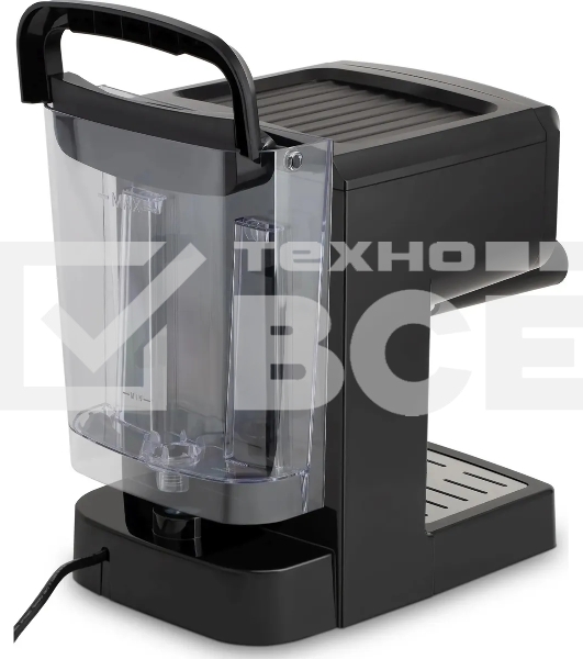 Кофеварка рожковая Vitek VT-1502 черный, исп. кофе - молотый, 1.5 л, 1050 Вт, 15 Бар.