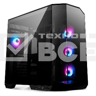 Компьютерный корпус MSI MAG Pano 100R PZ , Mid Tower, ATX, 2xUSB 3.2 Gen 1, 1xUSB 3.2 Gen2 Type-C, 3x120mm ARGB Reverse Blade Fan, 1x120mm ARGB Fan, ARGB+PWM Control Board,Tempered Glass Window, Brown Box