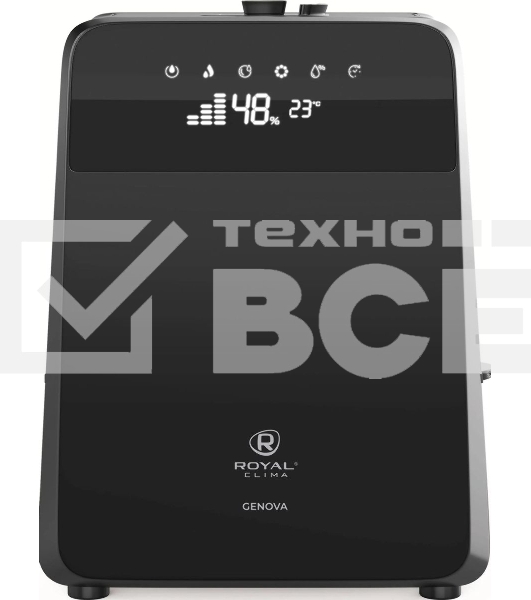 Увлажнитель воздуха ультразвуковой Royal Clima RUH-G450/5.5E-BL 110Вт черный