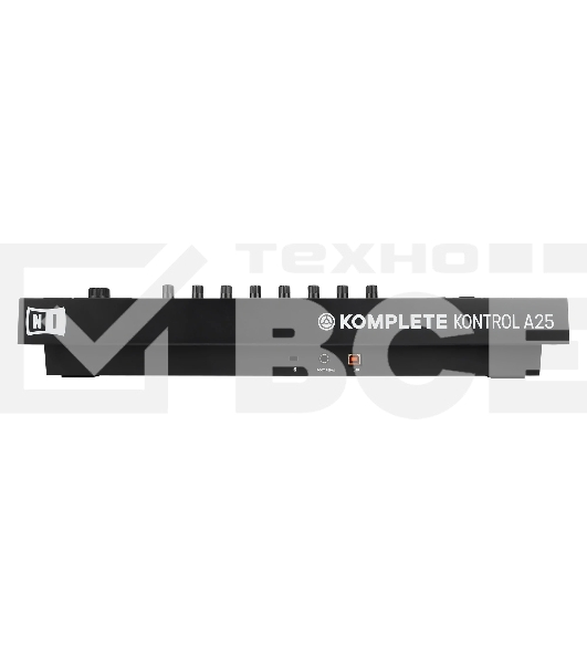 Клавиатура MIDI [25230] Native Instruments [KOMPLETE KONTROL A25] 25 клавиш, полувзвешенная, 8 ручек управления, колеса высоты тона и модуляции, 4-позиционный энкодер, OLED-дисплей, TRS-вход для педали, USB-порт