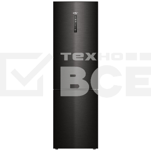 Холодильник Haier C4F740CBXGU1 черный двухкамерный 286/115л морозилка снизу, No Frost