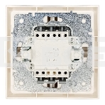 Выключатель 2-кл. СП ZIMA IP20 10А безвинт. зажим слон. кость LEZARD 704-9088-101QC, фото3