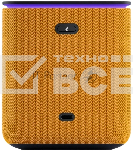 Умная колонка Яндекс Станция Миди, 24Вт, с экраном, 2 динамика, Wi-Fi, BT5.0, Zigbee, Алиса, оранжевый