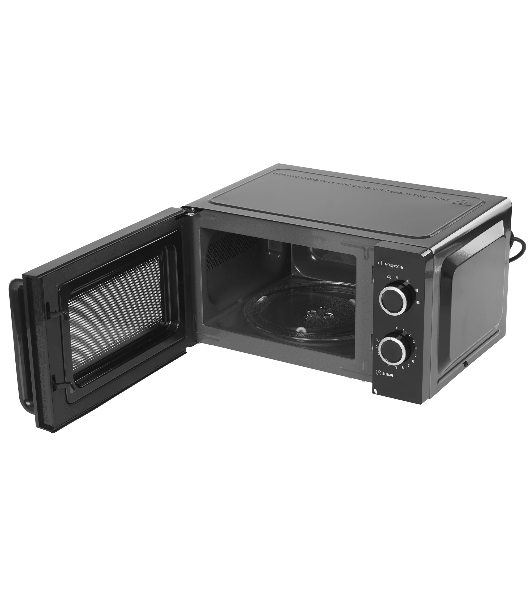 Микроволновая печь Renova MMS-20B1 черный, 20 л, 700 Вт, переключатели - поворотный механизм
